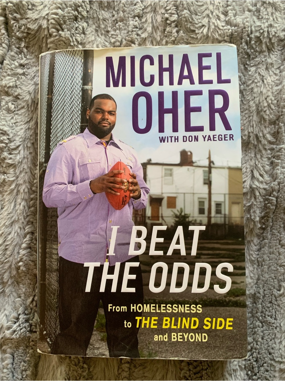 Michael Oher "I Beat the Odds" Hardcover- Minimal Wear